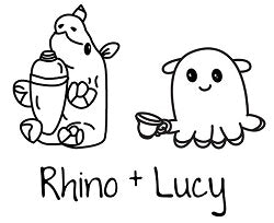 Rhino and Lucy logo