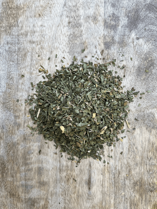 Peppermint is a refreshing herb that supports digestion, soothes tension, and uplifts the mind—perfect for teas, rituals, and daily clarity. Shop Rhino and Lucy, Curated Herbal Teas for Wellness, Ritual & Gifting.