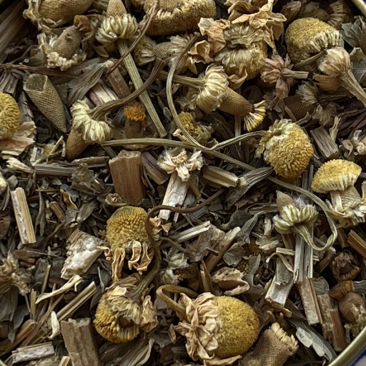 The Digestif | Organic Herbal Tea | Chamomile, Lemon Balm, Meadowsweet

An organic herbal tea blend with chamomile, lemon balm & meadowsweet. Floral, citrusy & subtly sweet, this caffeine-free blend is perfect after meals.