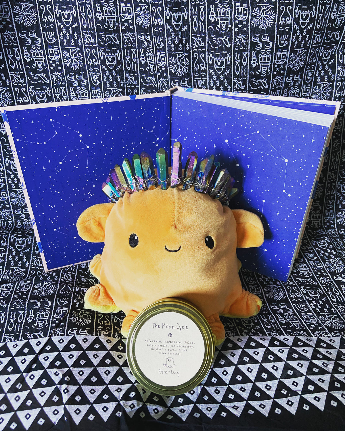The Moon Cycle Herbal Tea | Vitex, Tulsi, Lady’s Mantle & Partridgeberry | Loose Leaf Tea | Rhino + Lucy