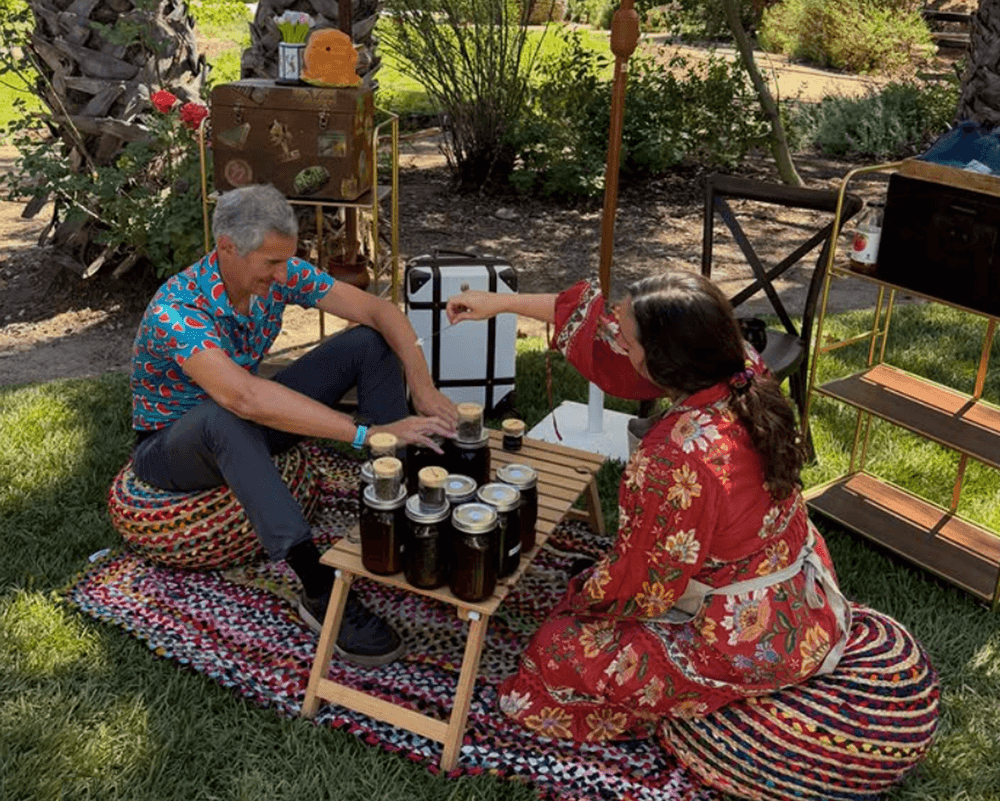 Rhino + Lucy Just Ice Tea Influencer PR Event Apricot Lane Farms