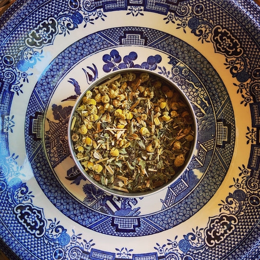 Herbalist Lucy has created the perfect after dinner tea to support anxiety, stress & digestion and promote relaxation. Made with Chamomile, Lemon Balm & Meadowsweet, This blend is helpful in reducing excess acidity, easing nausea and anxiety, great for relaxing and catching up with friends after a delicious meal. 🍽️ | Shop Rhino and Lucy Teas Online