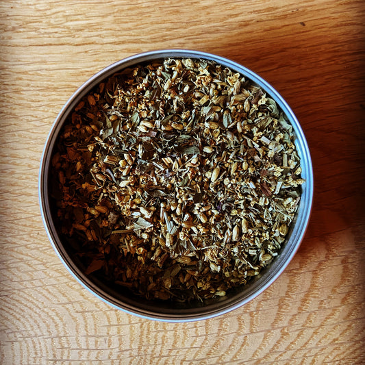 Herbalist Lucy has created a tea to support colds, flus and fevers. Made with Elderflower, Peppermint & Yarrow, this delicious floral tea supports respiratory health, cold & flu, settles the stomach and supports nausea while aiding the body to fight active infection and fevers. Wishing you stay safe and healthy! 🐱‍👤| Shop Rhino and Lucy Teas Online!