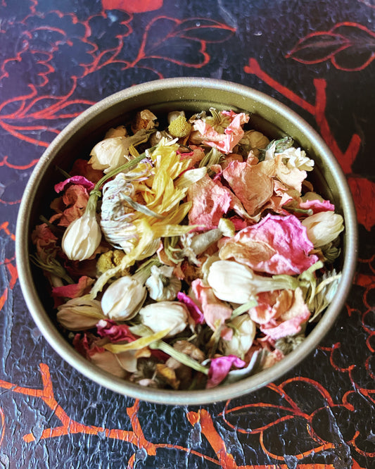 The Bouquet | Floral Loose Leaf Tea Gift | Flower Arrangement Alternative | Calendula, Jasmine & Rose | Rhino + Lucy