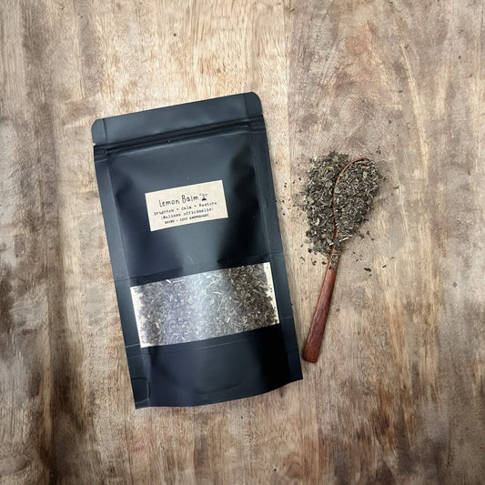 A bright and cheerful ally for the nervous system. Lemon Balm is a zesty favorite known for its mood-lifting, calming, and cognition-supporting properties. Shop Rhino and Lucy, Curated Herbal Teas for Wellness, Ritual & Gifting.