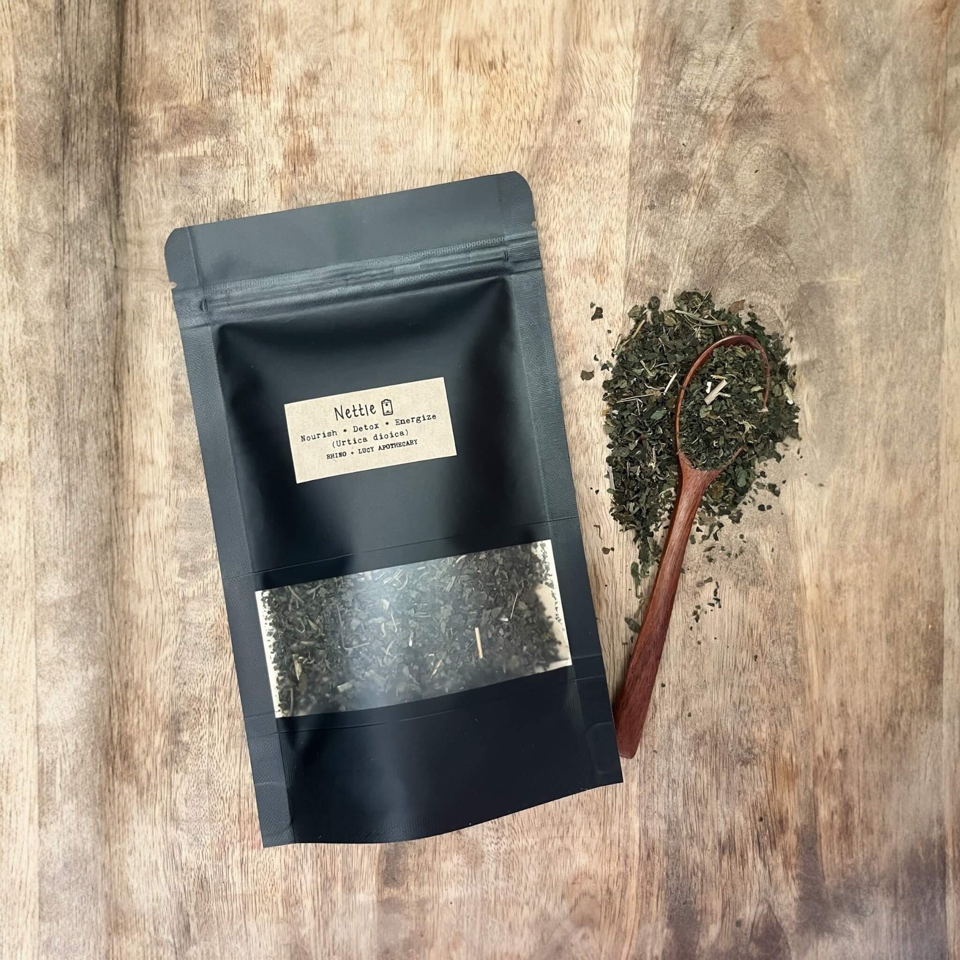 Nettle is a mineral-rich tonic that supports seasonal wellness, eases inflammation, and gently nourishes the body—perfect for daily herbal blends. Shop Rhino and Lucy, Curated Herbal Teas for Wellness, Ritual & Gifting.