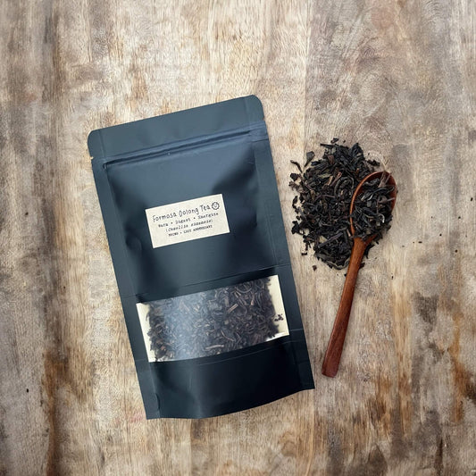 Formosa Oolong is a semi-oxidized tea known for its rich, floral aroma and smooth, full-bodied flavor. Lightly caffeinated,  it's perfect for morning clarity. Shop Rhino and Lucy, Curated Herbal Teas for Wellness, Ritual & Gifting.
