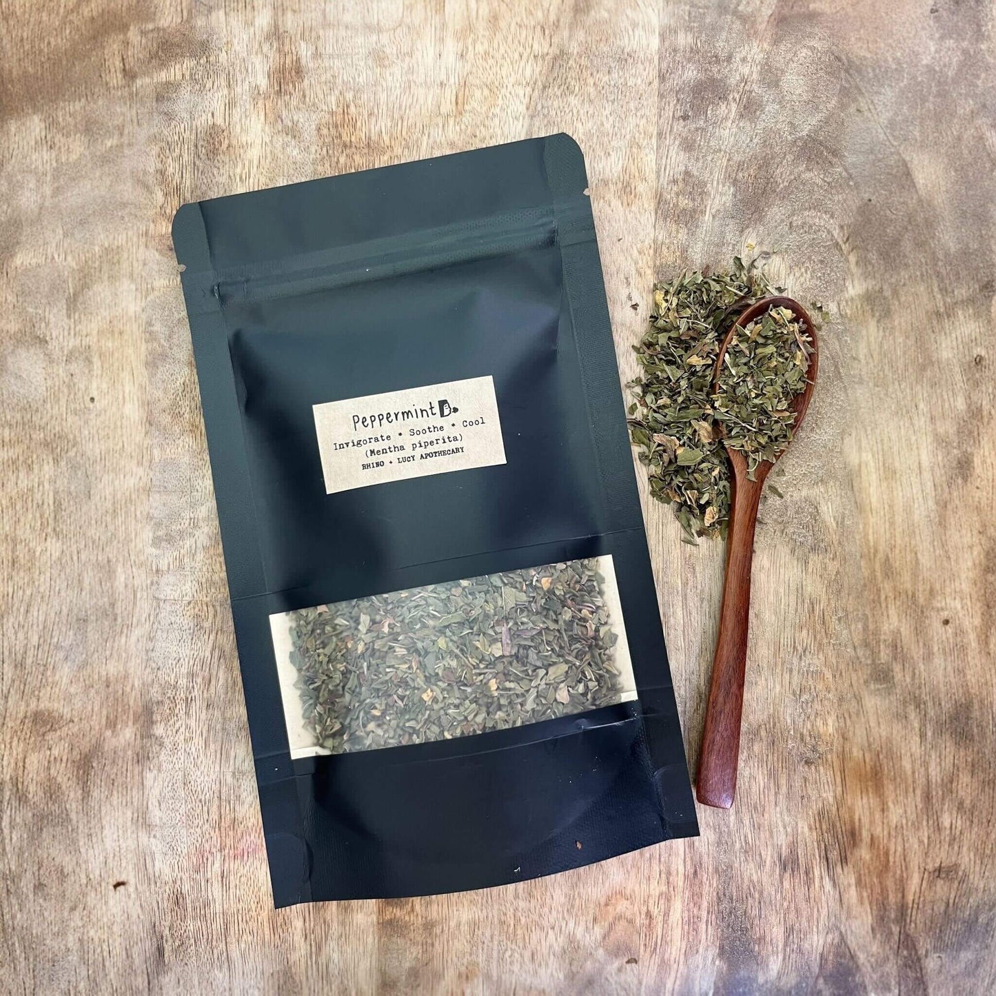 Peppermint is a refreshing herb that supports digestion, soothes tension, and uplifts the mind—perfect for teas, rituals, and daily clarity. Shop Rhino and Lucy, Curated Herbal Teas for Wellness, Ritual & Gifting.