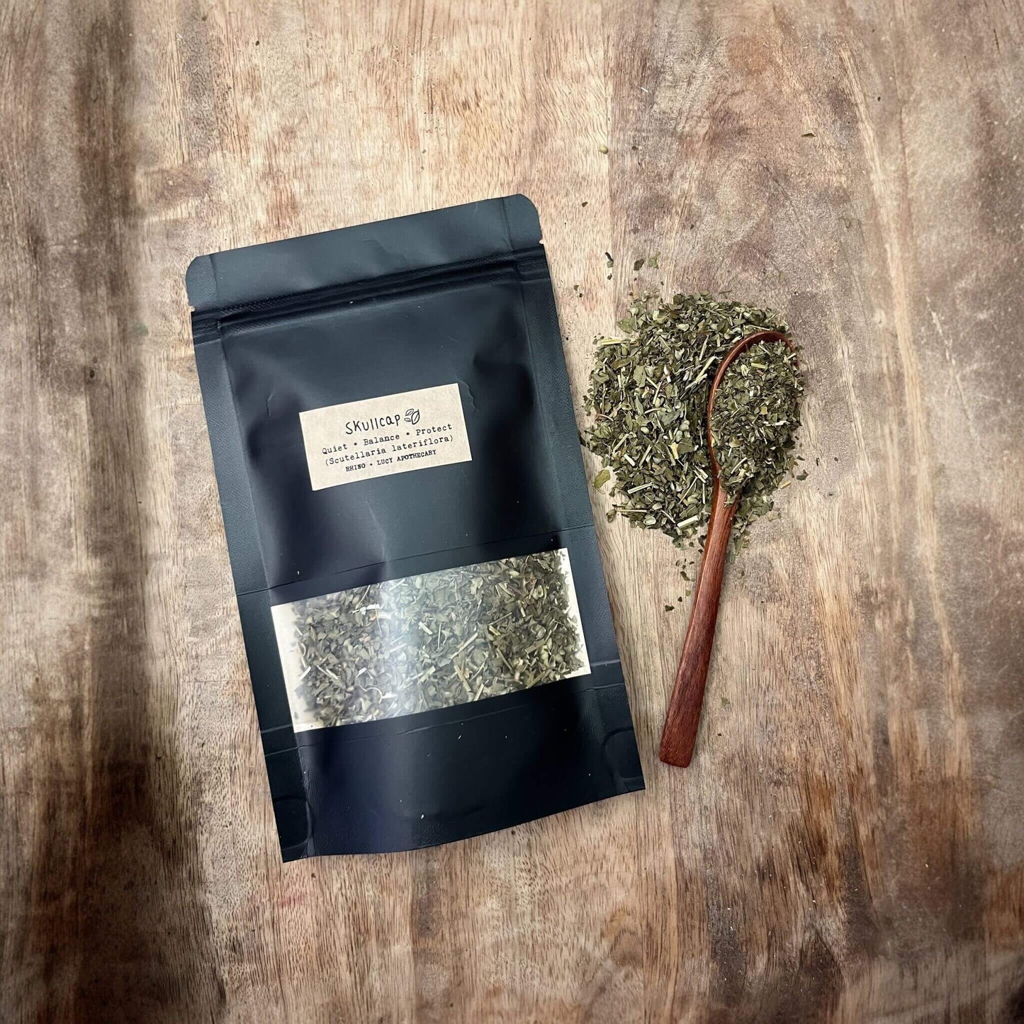 Skullcap is a calming herb that supports deep sleep, eases tension, and soothes the nervous system—perfect for bedtime blends and wind-down rituals. Shop Rhino and Lucy, Curated Herbal Teas for Wellness, Ritual & Gifting.