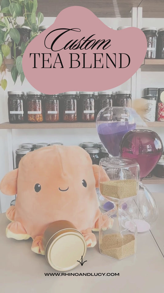 Custom Tea Blend | Personalized Loose Leaf Tea Gift | Create Your Own Blend | Rhino + Lucy